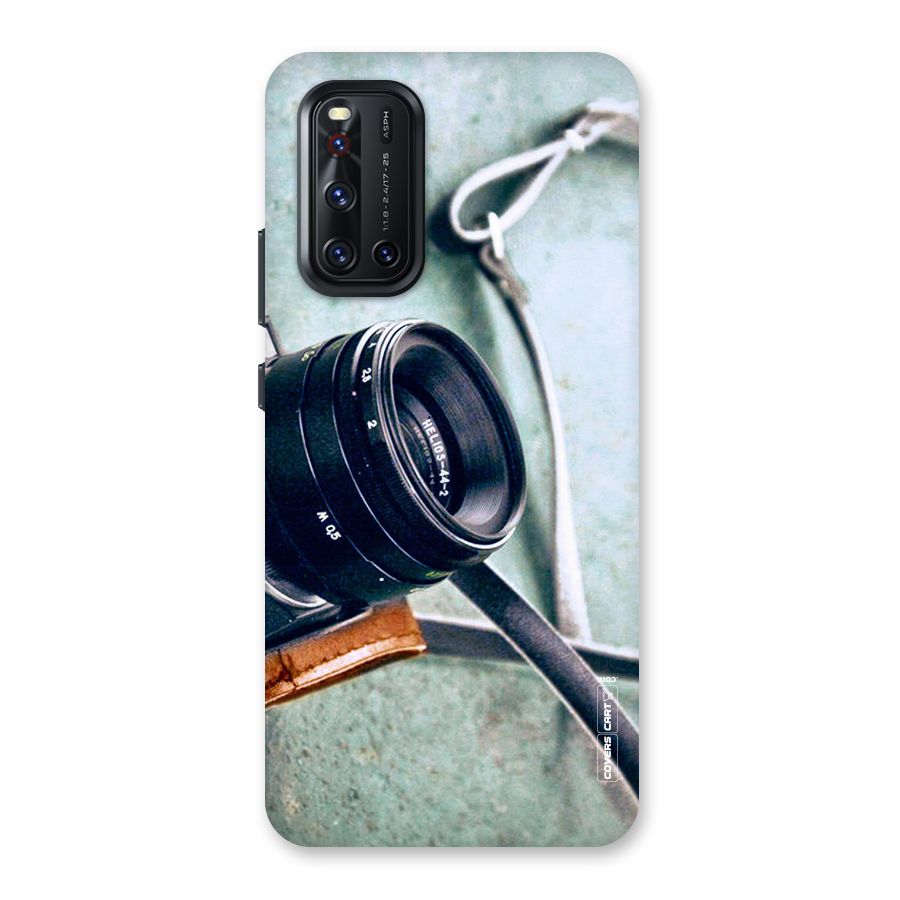 Leather Camera Lens Back Case for Vivo V19
