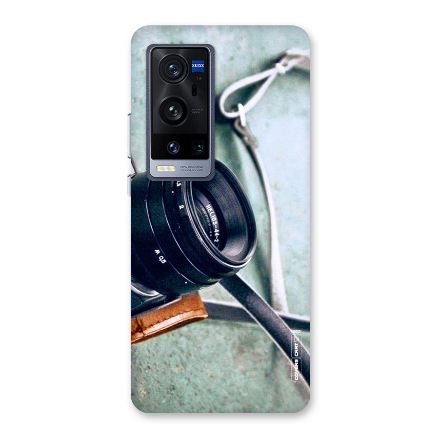 Leather Camera Lens Back Case for Vivo X60 Pro Plus