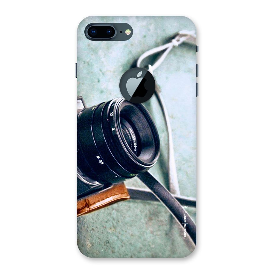 Leather Camera Lens Back Case for iPhone 7 Plus Logo Cut