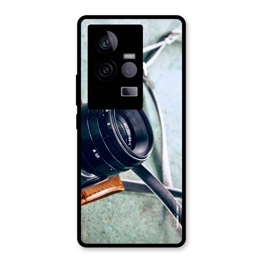 Leather Camera Lens Glass Back Case for Vivo iQOO 11 5G