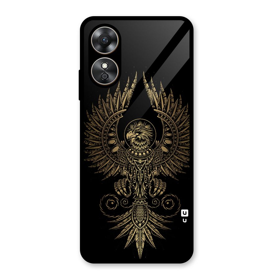 Legendary Phoenix Glass Back Case for Oppo A17