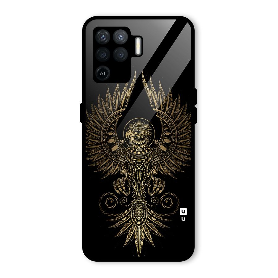 Legendary Phoenix Glass Back Case for Oppo F19 Pro