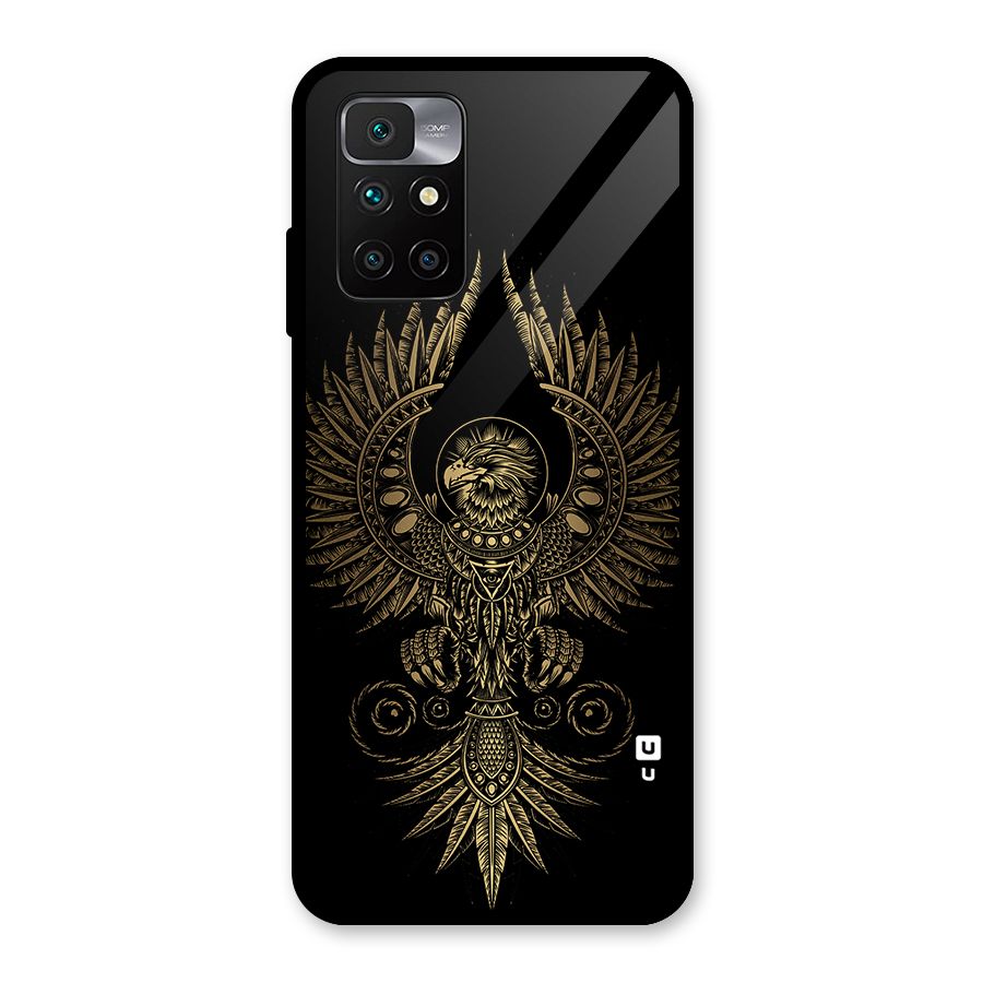 Legendary Phoenix Glass Back Case for Redmi 10 Prime