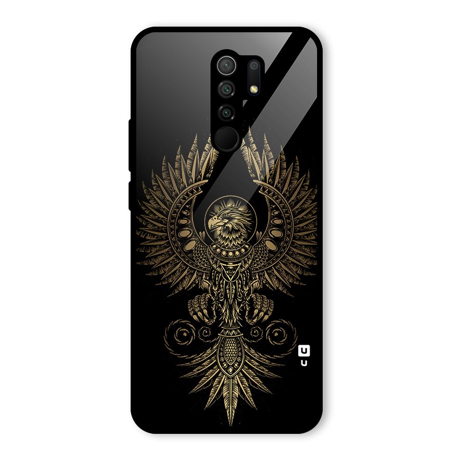 Legendary Phoenix Glass Back Case for Redmi 9 Prime