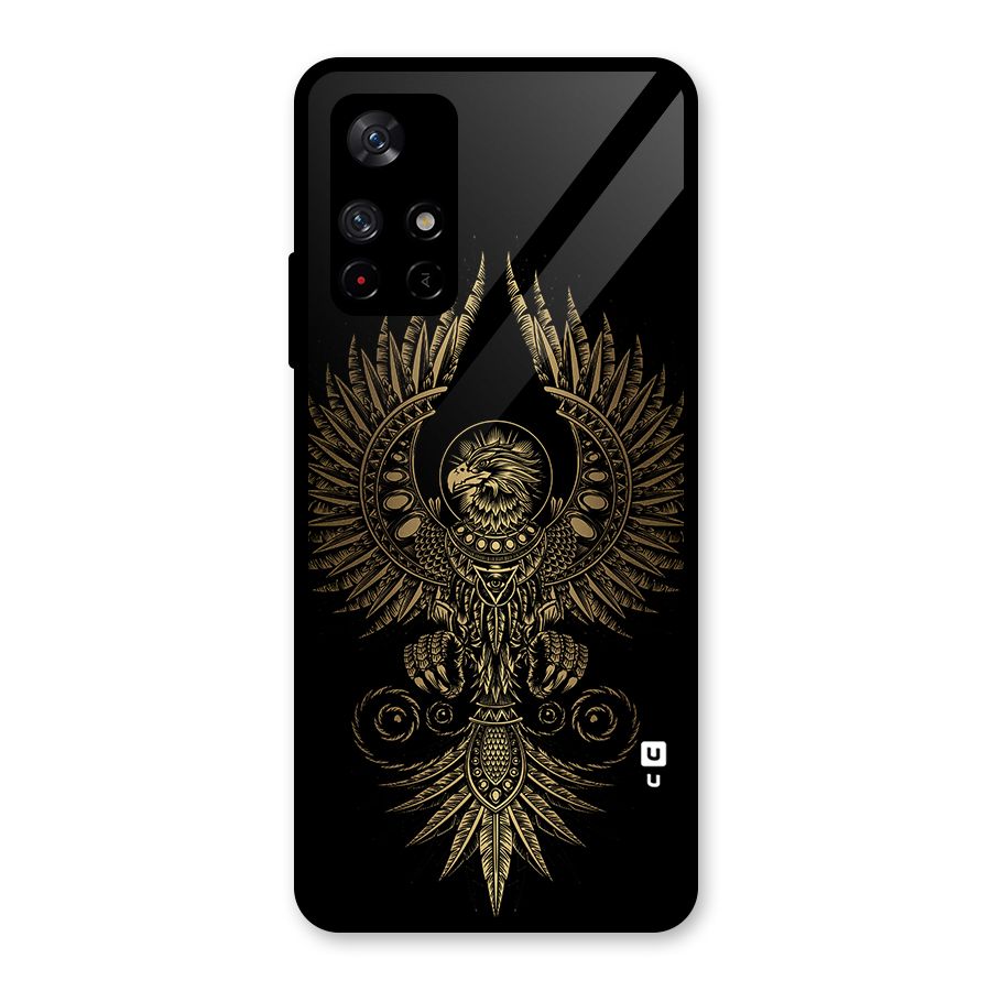 Legendary Phoenix Glass Back Case for Redmi Note 11T 5G