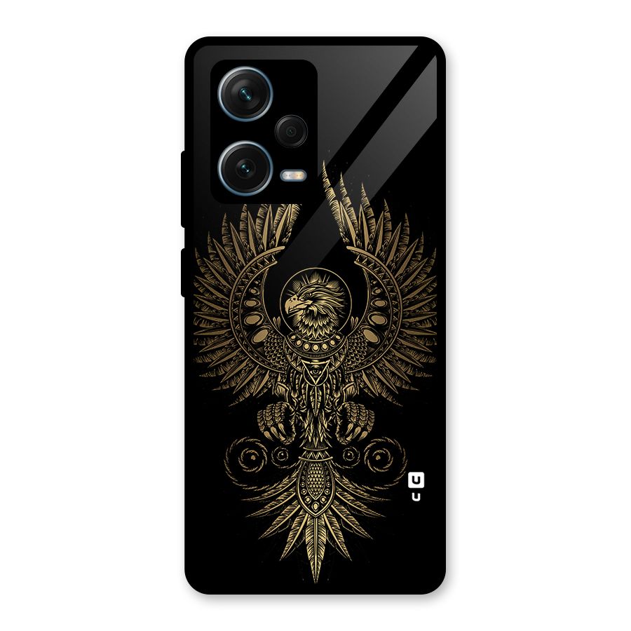 Legendary Phoenix Glass Back Case for Redmi Note 12 Pro Plus 5G
