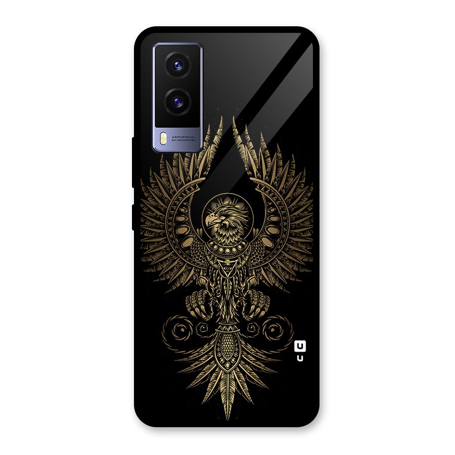 Legendary Phoenix Glass Back Case for Vivo V21e 5G