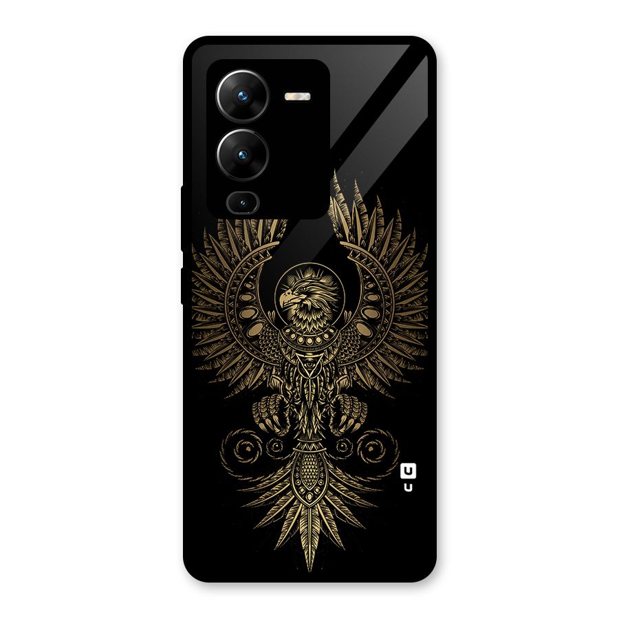 Legendary Phoenix Glass Back Case for Vivo V25 Pro