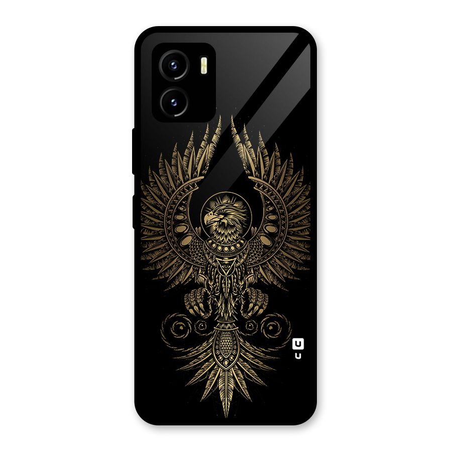 Legendary Phoenix Glass Back Case for Vivo Y15s