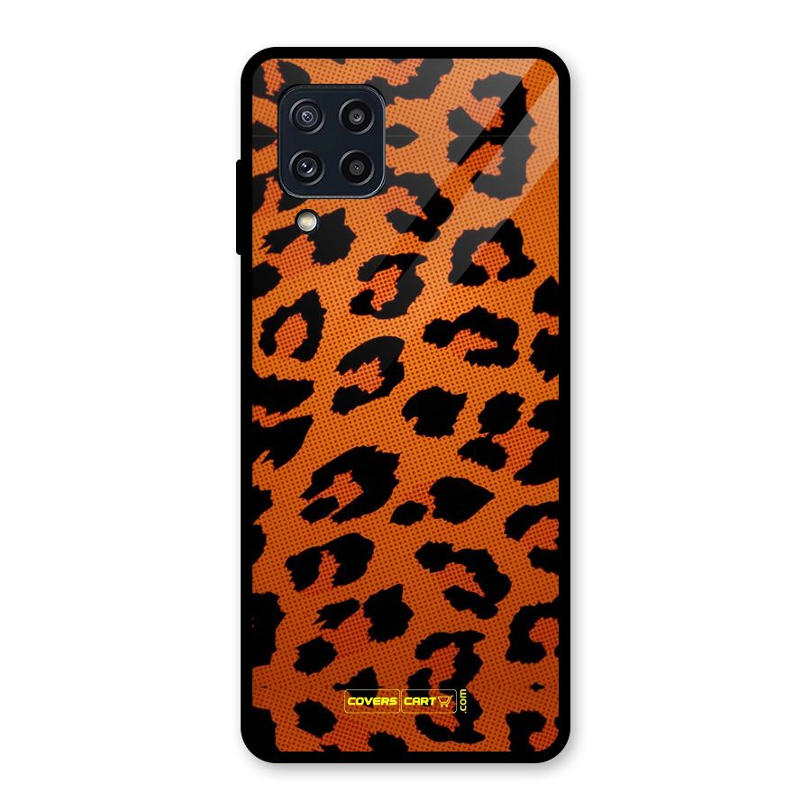 Leopard Glass Back Case for Galaxy M32