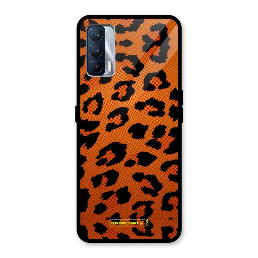 Leopard Glass Back Case for Realme X7