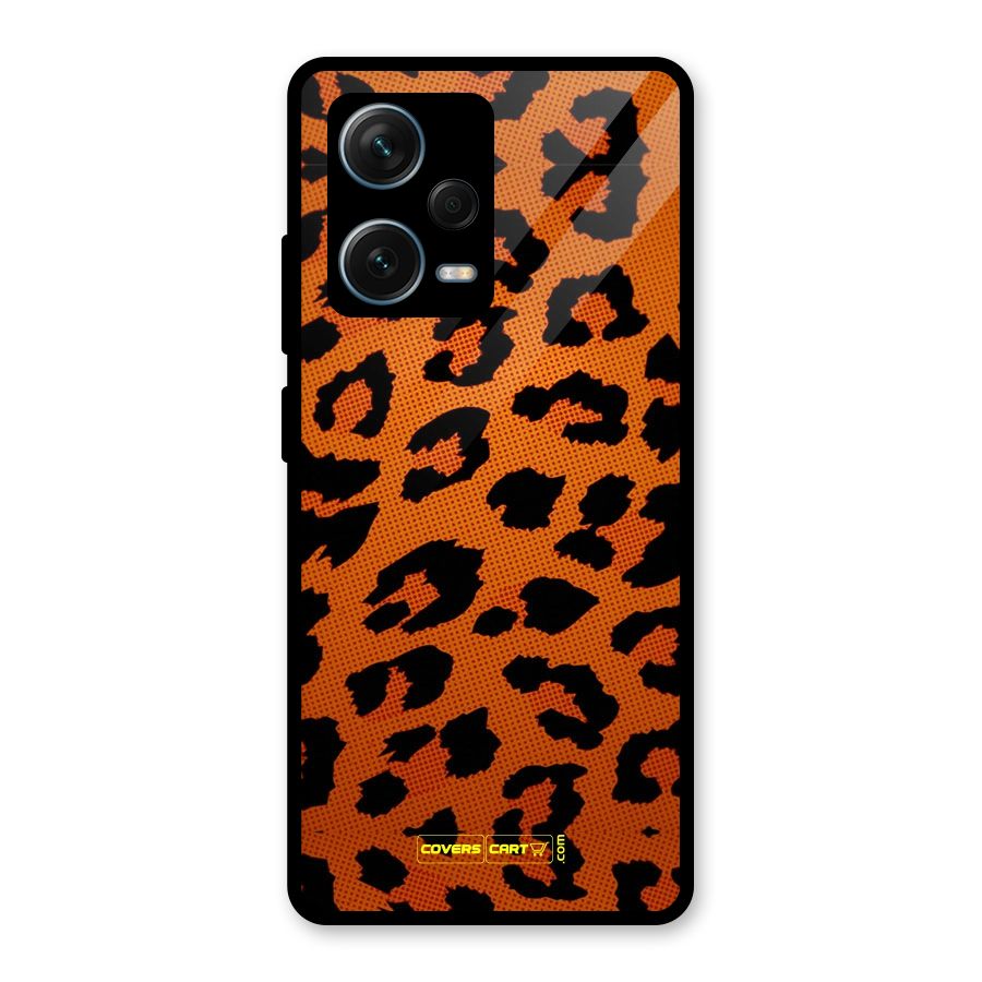 Leopard Glass Back Case for Redmi Note 12 Pro Plus 5G