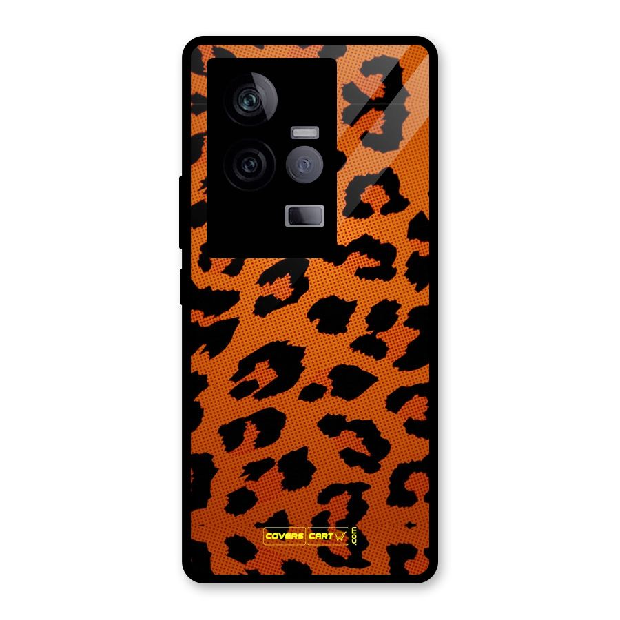 Leopard Glass Back Case for Vivo iQOO 11 5G
