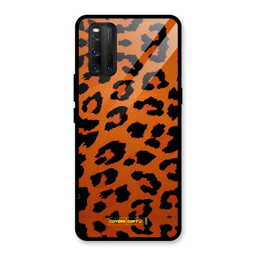 Leopard Glass Back Case for Vivo iQOO 3