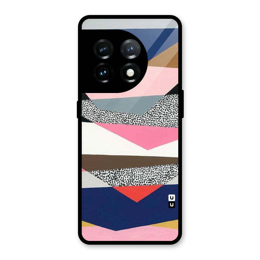 Lethal Abstract Glass Back Case for OnePlus 11