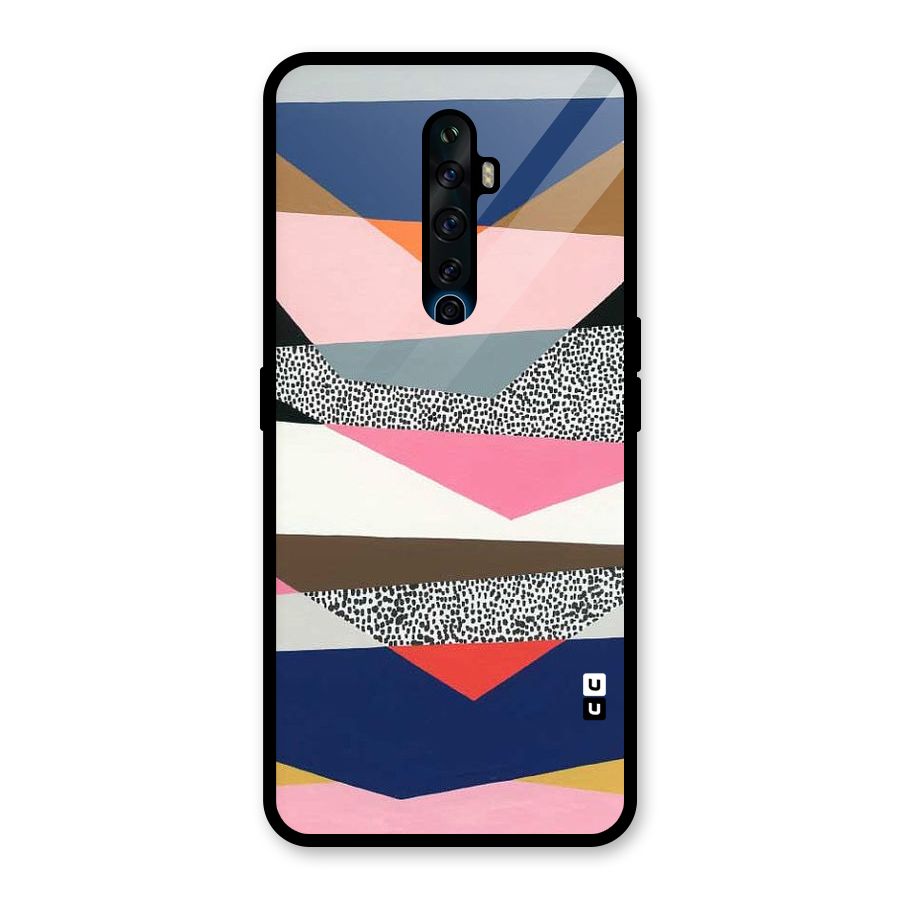 Lethal Abstract Glass Back Case for Oppo Reno2 F