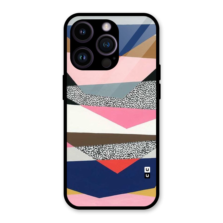 Lethal Abstract Glass Back Case for iPhone 14 Pro