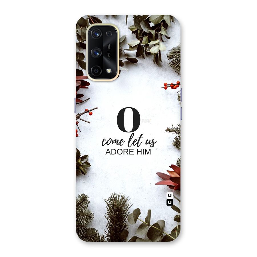 Lets Adore Him Glass Back Case for Realme X7 Pro