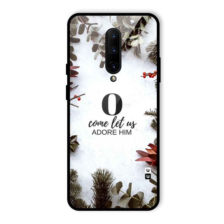 Lets Adore Him Glass Back Case for OnePlus 7 Pro