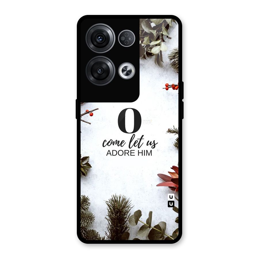 Lets Adore Him Glass Back Case for Oppo Reno8 Pro 5G