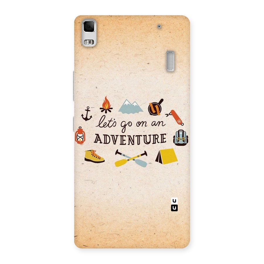 Lets Adventure Life Back Case for Lenovo K3 Note