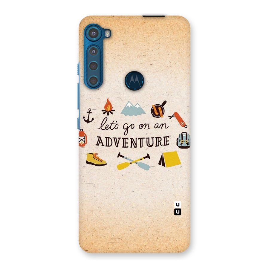 Lets Adventure Life Back Case for Motorola One Fusion Plus