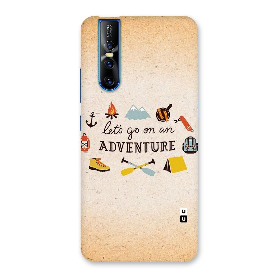 Lets Adventure Life Back Case for Vivo V15 Pro