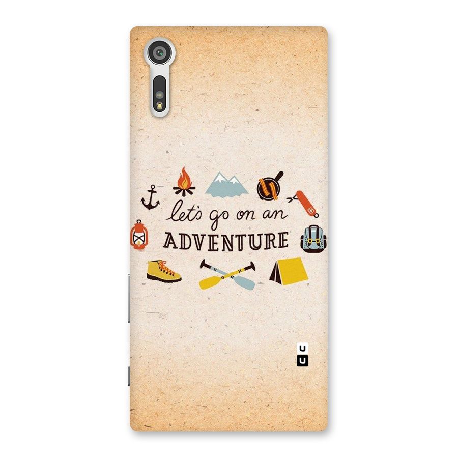 Lets Adventure Life Back Case for Xperia XZ