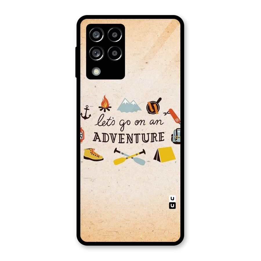 Lets Adventure Life Glass Back Case for Galaxy M53 5G