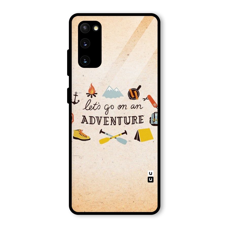 Lets Adventure Life Glass Back Case for Galaxy S20 FE 5G