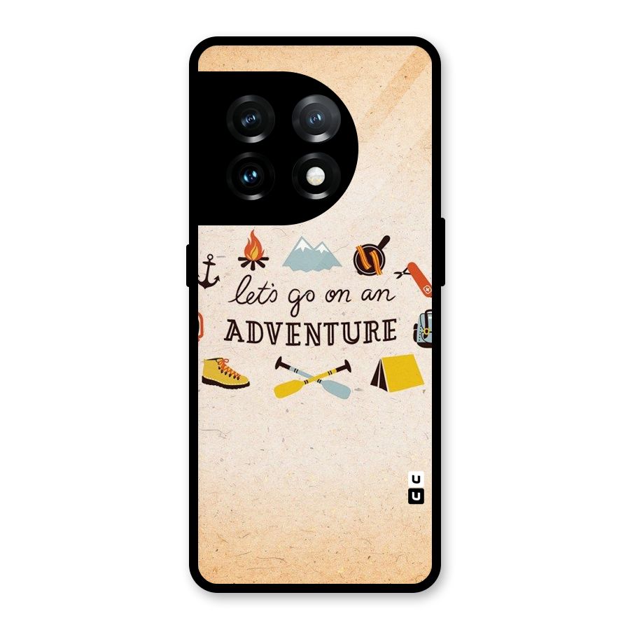 Lets Adventure Life Glass Back Case for OnePlus 11