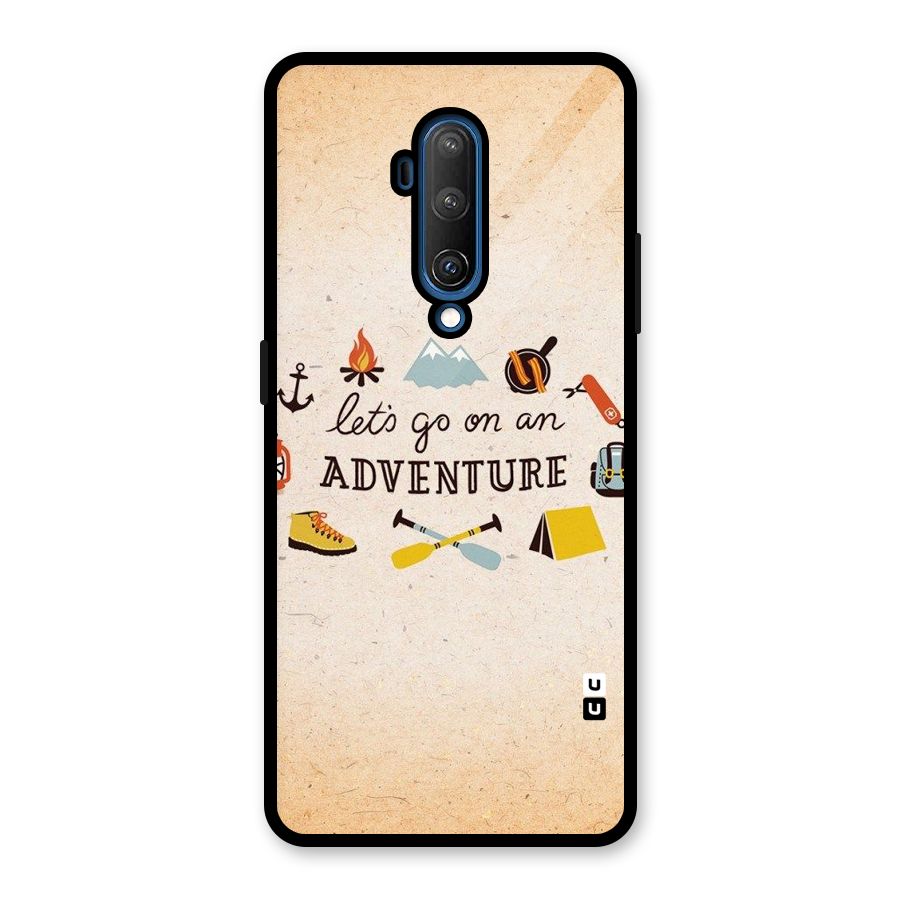 Lets Adventure Life Glass Back Case for OnePlus 7T Pro
