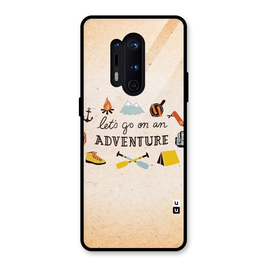 Lets Adventure Life Glass Back Case for OnePlus 8 Pro