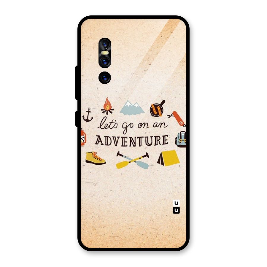 Lets Adventure Life Glass Back Case for Vivo V15 Pro