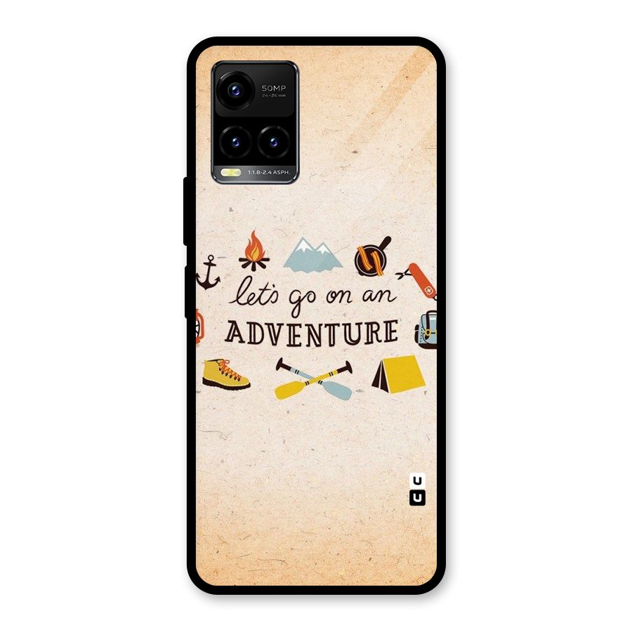 Lets Adventure Life Glass Back Case for Vivo Y21A
