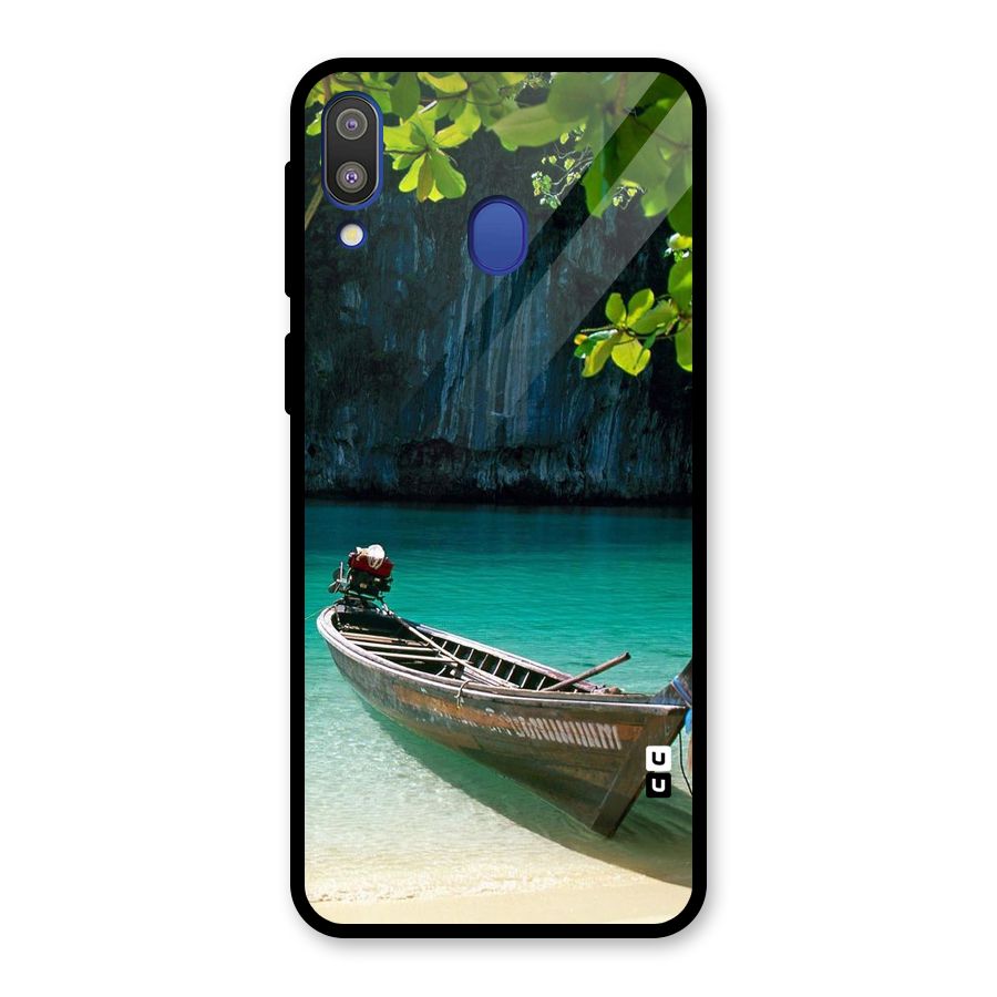 Lets Cross Over Glass Back Case for Galaxy M20