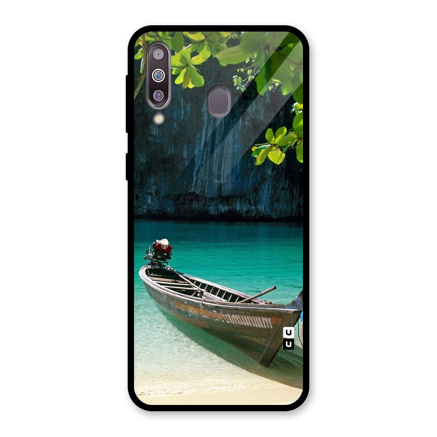 Lets Cross Over Glass Back Case for Galaxy M30