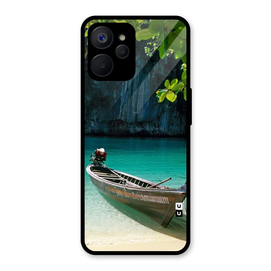 Lets Cross Over Glass Back Case for Realme 9i 5G