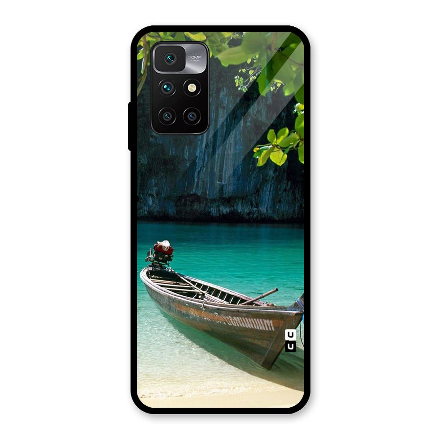 Lets Cross Over Glass Back Case for Redmi 10 Prime