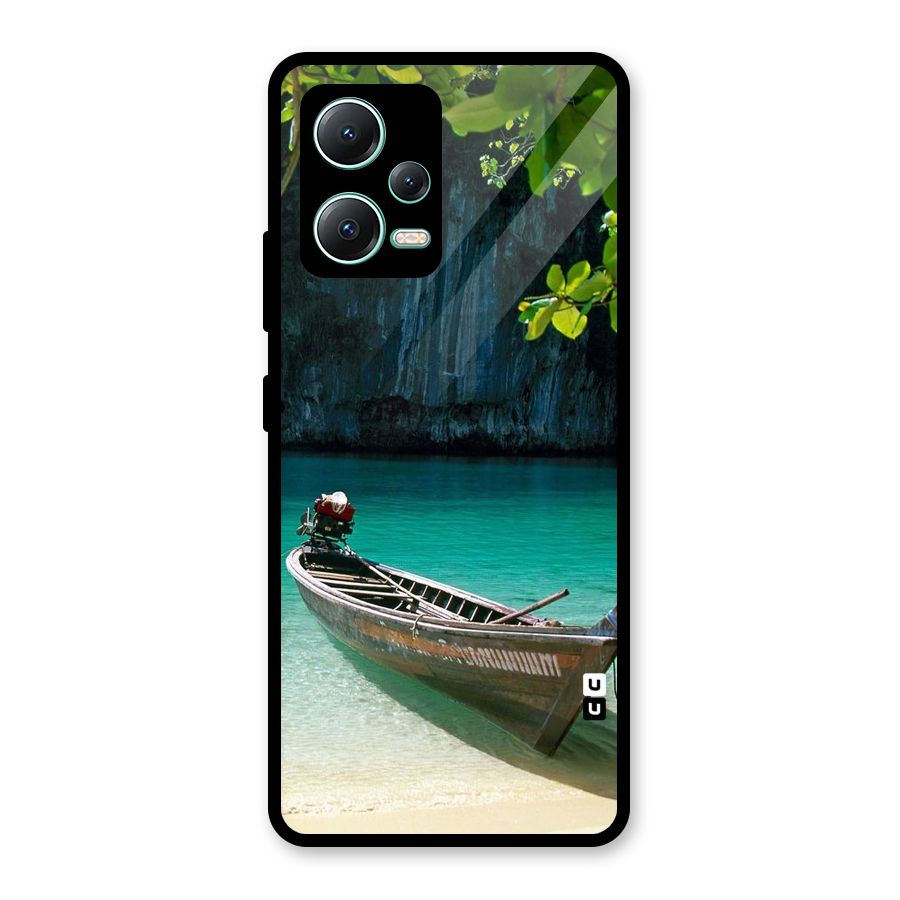 Lets Cross Over Glass Back Case for Redmi Note 12 5G