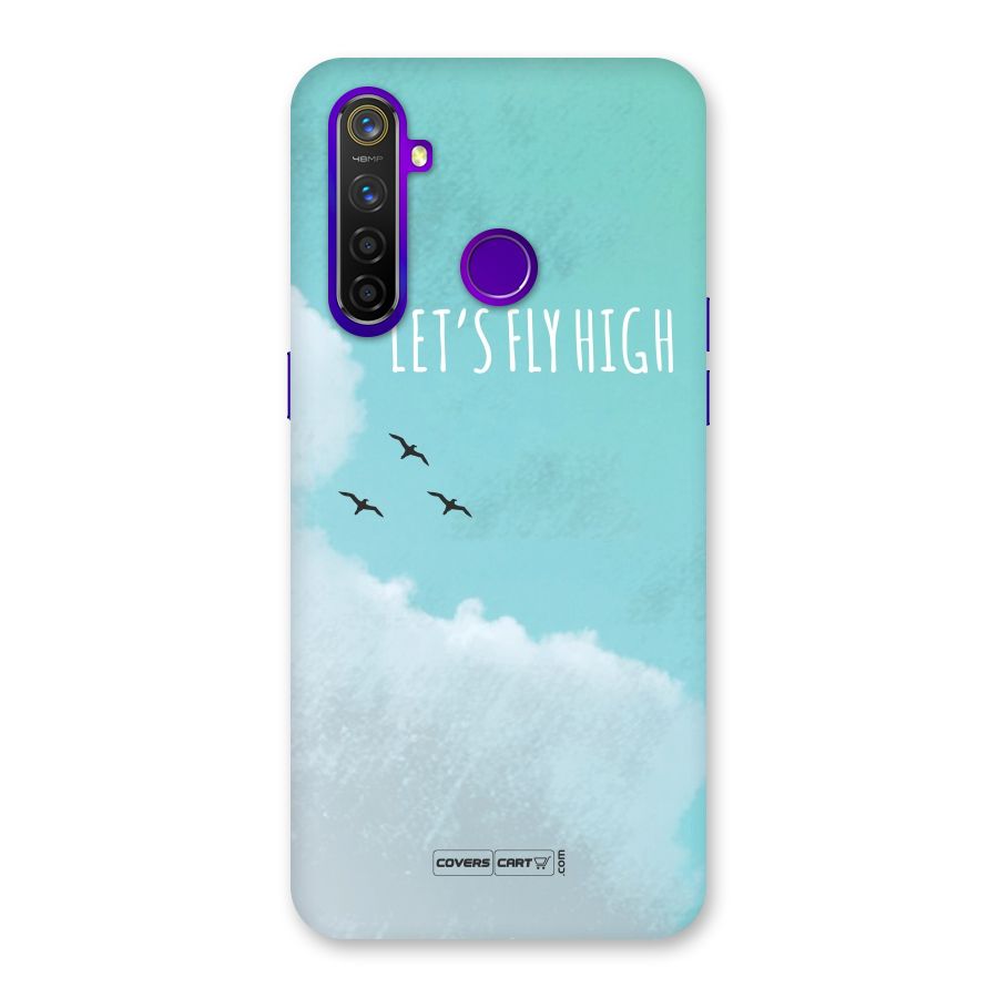 Lets Fly High Back Case for Realme 5 Pro