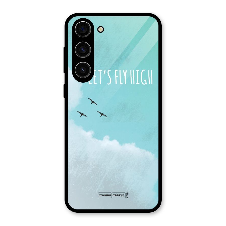 Lets Fly High Glass Back Case for Galaxy S23 Plus