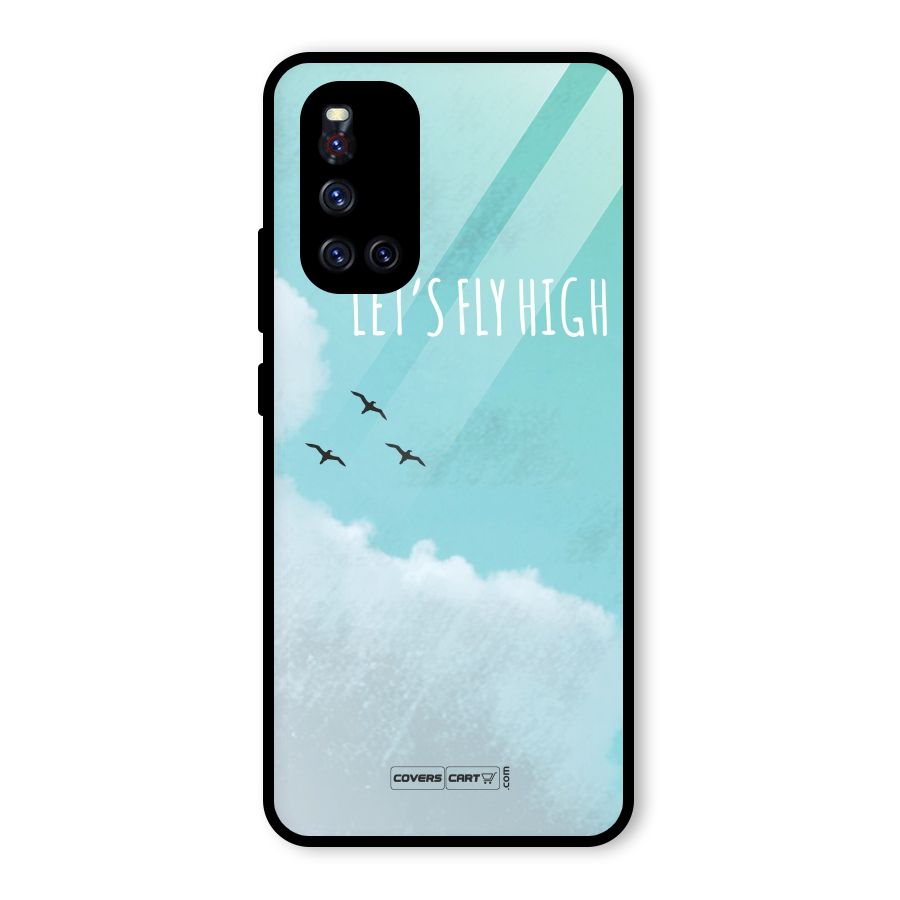 Lets Fly High Glass Back Case for Vivo V19