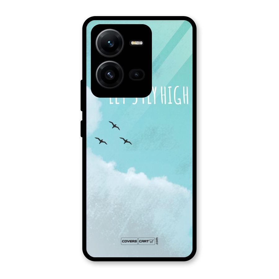 Lets Fly High Glass Back Case for Vivo V25