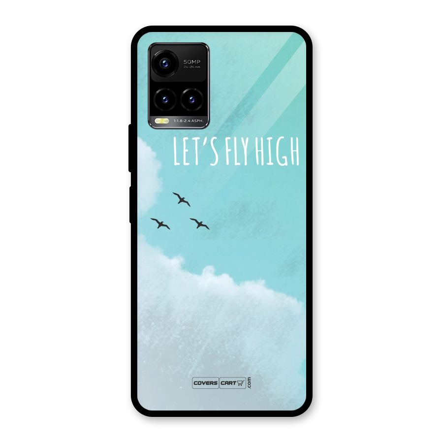 Lets Fly High Glass Back Case for Vivo Y21A
