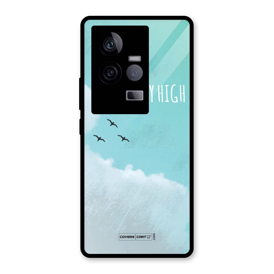 Lets Fly High Glass Back Case for Vivo iQOO 11 5G