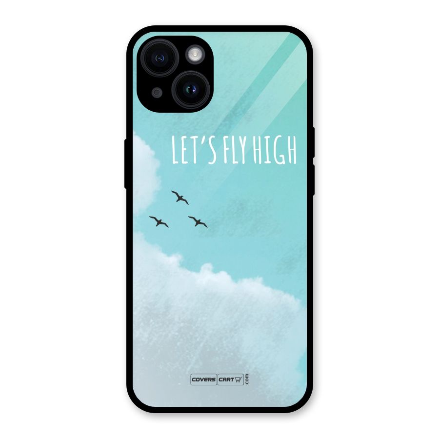 Lets Fly High Glass Back Case for iPhone 14