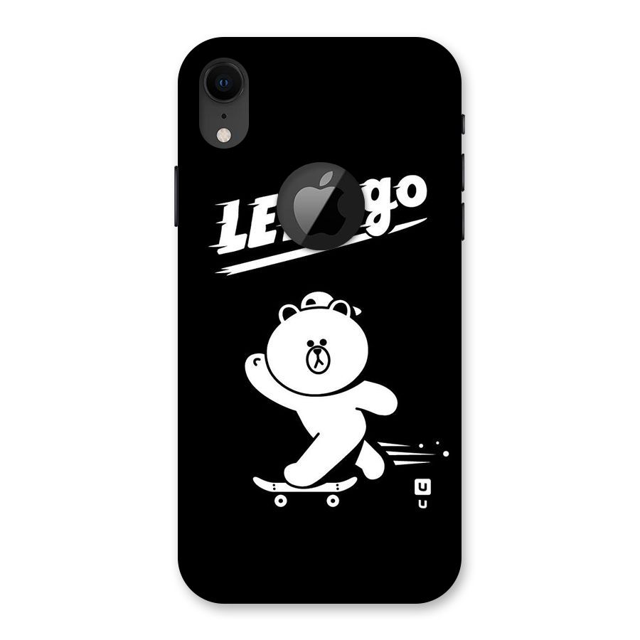 Lets Go Art Back Case for iPhone XR Logo Cut