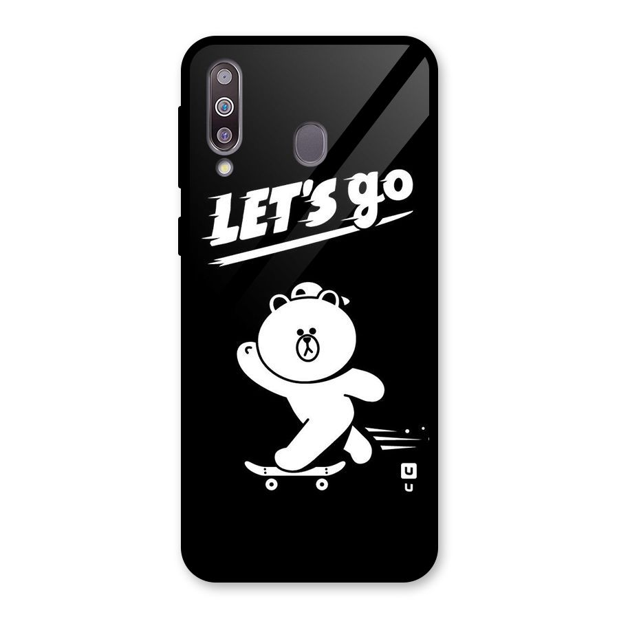 Lets Go Art Glass Back Case for Galaxy M30