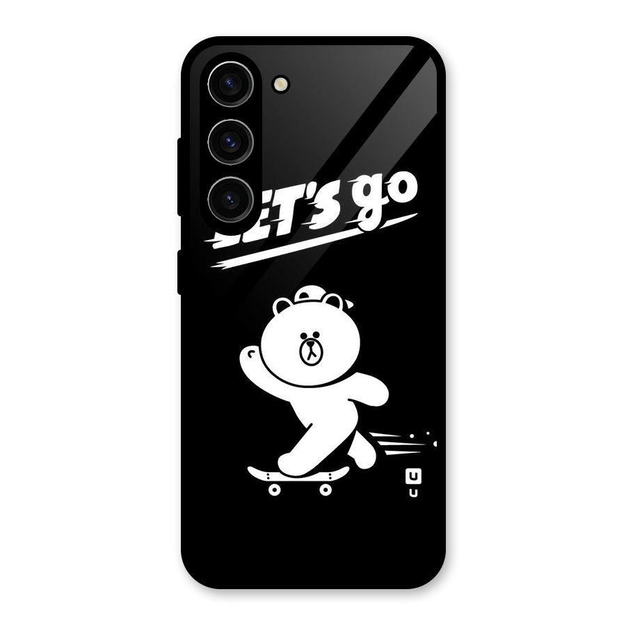 Lets Go Art Glass Back Case for Galaxy S23